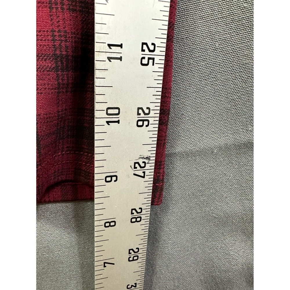 Liverpool Jeans Company Red Black Plaid Pull On Leggings Skinny Pant Women SZ 12 - Picture 7 of 15